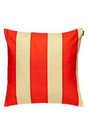 Marimekko Galleria Stripe Accent Pillow Cover in Orange at Nordstrom, Size One Size Oz