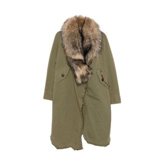 Bazar Deluxe Parkas - Dames - Mantels - Groen - Maat: XS