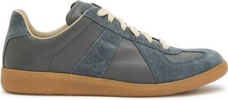 Maison Margiela Replica Panelled Leather Sneakers - Grey - 40 (IT40 / UK7)