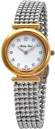 Mathey-Tissot Allure Crystal White Dial Ladies Watch D539BI