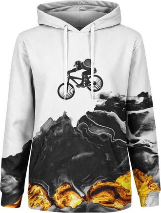 Mr. Gugu & Miss Go Paint Pour Biker Hoodie