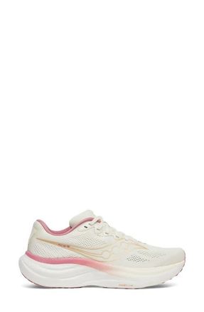 Saucony Ride 19 Running Shoe in Vanilla/Mauve at Nordstrom, Size 11.5