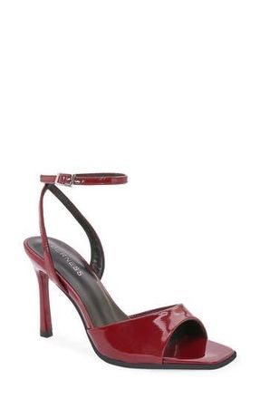 Berness Rhode Ankle Strap Stiletto Sandal in Wine at Nordstrom Rack, Size 5.5