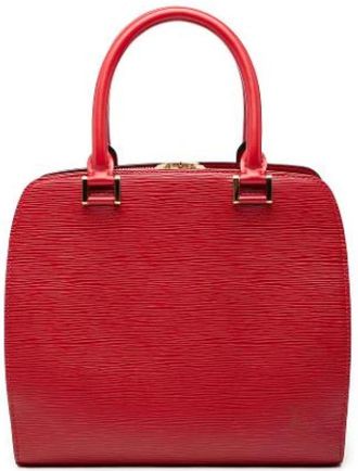 Louis Vuitton Pre-owned Pont Neuf Handbag - Dames - Vintage Handtas - Rood - ONE Size - Leer - Vintage