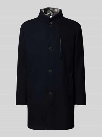 Roy Robson Kurzmantel mit Stehkragen und Eingrifftaschen in Marine, Gr&ouml;&szlig;e 25