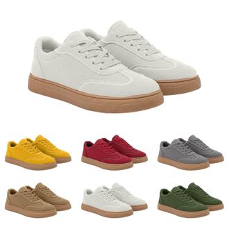 Generic Womens Casual Shoes Comfortable Lace Up Sneakers Low Top Lightweight Walking Shoes Ladies Outdoor Non Slip Sneakers with Memory Foam Insole Size 6.5 W