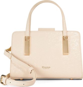 Dune London Womens Accessories Dinkydenbey - Small Top Handle Tote - Beige - One Size
