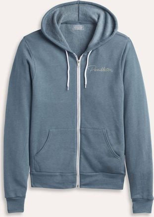 Pendleton Womens Western Graphic Zip Hoodie In Blue
