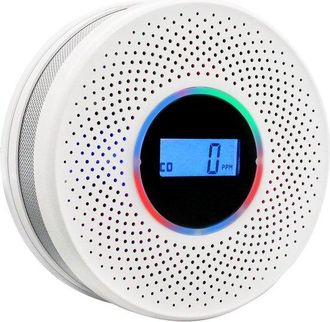 OEM Detector Combinado De Humo Y Mon&oacute;xido De Carbono Con Pantalla Digital Y Alarma Sonora Y Visual, Detector Dos En Uno De Humo Y Mon&oacute;xido De Carbono