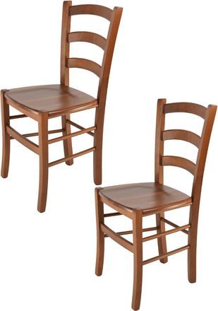 Tommychairs Tommychairs Set 2 Sillas Venice En Haya Nuez Claro