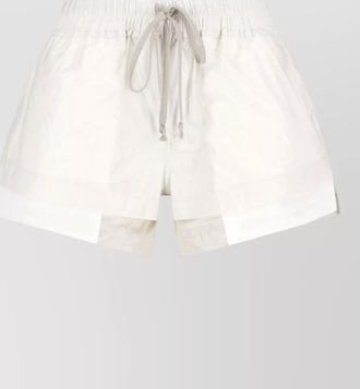 Rick Owens straight shorts lightweight fabric side slits