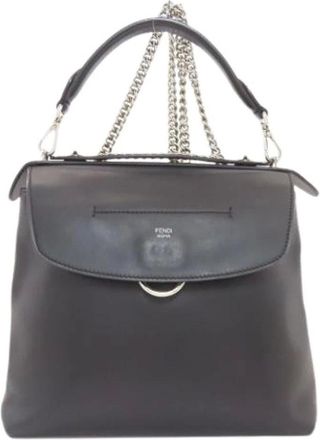 Fendi Pre-owned Backpacks, female, Black, Size: ONE SIZE Pre-owned Vintage Backpack