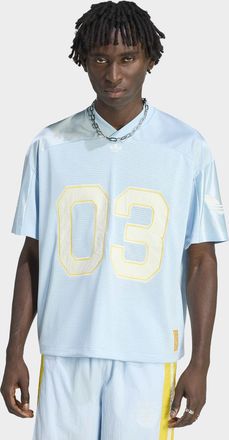 adidas Poloshirt ADIDAS ORIGINALS ORIGINALS TRIKOT, Herren, Gr. XXL, ice blau, Obermaterial: 100% Polyester, normal, V-Ausschnitt, Shirts Poloshirt