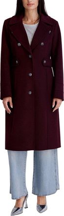 Kenneth Cole Long Wool-Blend Jacket