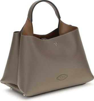 Tod's Womens Micro Leather Handbag Clay-Brown Calf Handbags Clay/brown Hand Bags