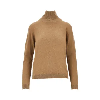 Weekend by Max Mara Silk and wool-blend knitted turtleneck Woman XS