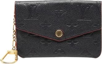 Louis Vuitton Pre-owned Mini Bags, female, Blue, Size: ONE SIZE Pre-owned Pochette Cle Monogram Empreinte Coin Case