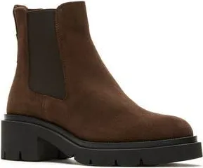 La Canadienne Waren City Dry Waterproof Chelsea Boot in Brunette Suede at Nordstrom Rack, Size 6.5