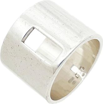Gucci Silver Silver 925 Band Ring (Pre-Owned)