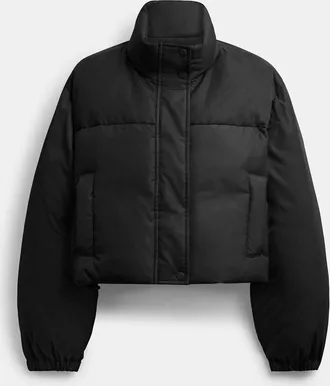 Coach Signature Cropped Puffer