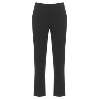 Elisabetta Franchi Cropped Broeken - Dames - Vrijetijds broeken - Zwart - XL - Broeken