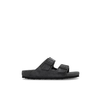 Birkenstock Sliders, female, Gray, 4 UK, Slides Arizona BS