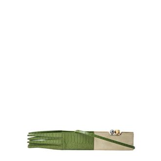 Jacquemus The Poireau Clutch Bag - female - Jacquemus - Handbags - Green - ONE SIZE - Bags