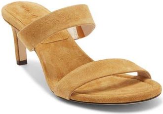 Freda Salvador Poppy Double Strap Sandal in Bog Suede at Nordstrom, Size 10.5