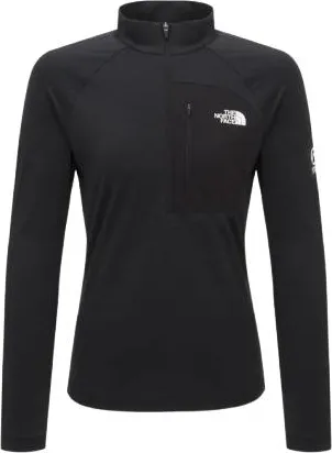The North Face Batura Long Sleeve Zip-up T-Shirt Asia Sizing Black NT7LR00A