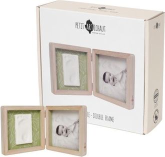 PETIT ARTICHAUT Double Frame - Baby Print & Photo Frame, Keepsake Gift in Olive Tree at Nordstrom