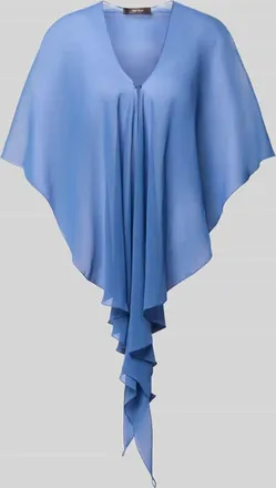 Vera Mont Relaxed Fit Cocktail-Jacke in semitransparentem Design in Blau, Gr&ouml;&szlig;e L