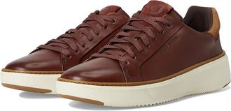 Cole Haan Grandpro Topspin Sneaker Mens Shoes Dark Brick/New Caramel/Ivory : 8.5 D - Medium, Leather