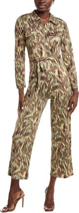 Sharagano Front Zip Jumpsuit