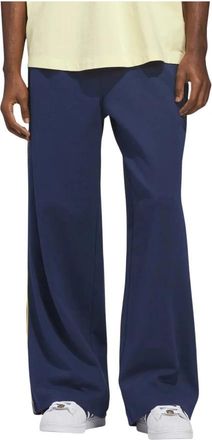 adidas City Terrace Track Pant - Heren - Trainingsbroeken - Blauw - S - Katoen - Fitness