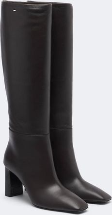 Max Mara Leather knee-high boots