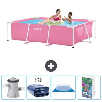 Intex Piscina Con Estructura Rectangular - 220x150x60 Cm - 7-piezas Scb117