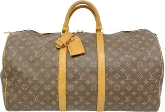 Louis Vuitton Pre-owned Weekend Bags, unisex, Brown, Size: ONE SIZE Pre-owned Vintage Boston Bag