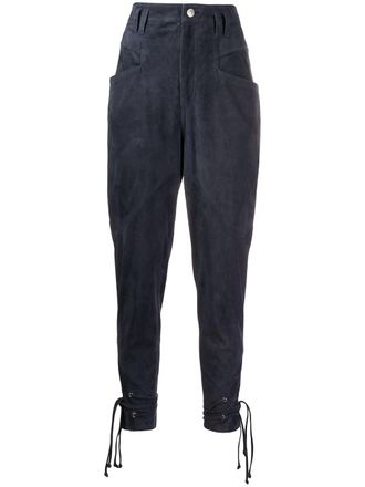 Isabel Marant Pantaloni affusolati Ubaia - Blu