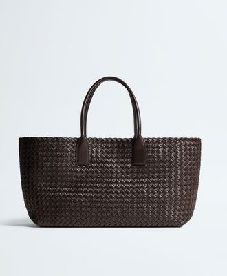 Bottega Veneta Cabat - Brown - Unisex - 100% Lambskin
