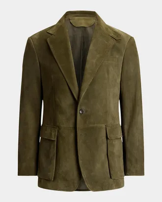Polo Ralph Lauren Suede Single-Breasted Sport Coat