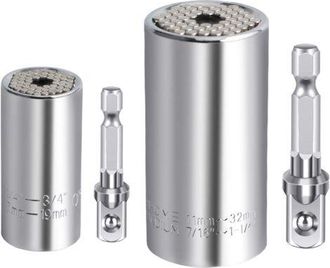 OEM Juego De Llaves De Vaso Universales De 7-19 Mm, Llave De Vaso Para Taladro De 11-32 Mm, Llave Universal, Herramienta Multiusos, Llave De Vaso Universa