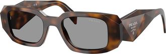 Prada PR 17WS 20D50Q 49mm Womens Rectangle Sunglasses