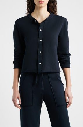 Frank & Eileen Jackie Button Front Cardigan in British Royal Navy at Nordstrom, Size X-Large