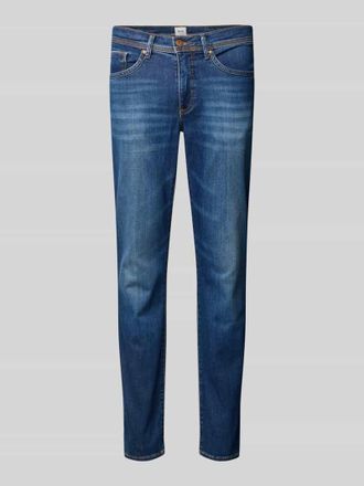 Brax Brax Skinny Fit Jeans mit Lyocell-Anteil Modell Chris in Dunkelblau Melange, Gr&ouml;&szlig;e 32/30