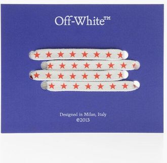 Off-white Star Motif Shoelaces size One Size