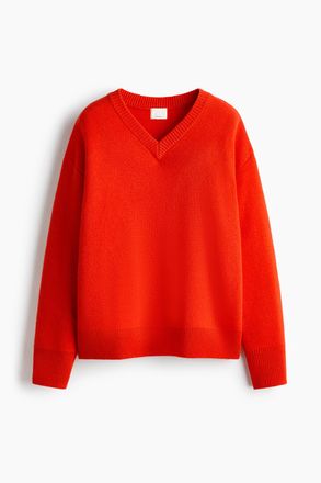 H&M Pullover aus Wollmix - Orange