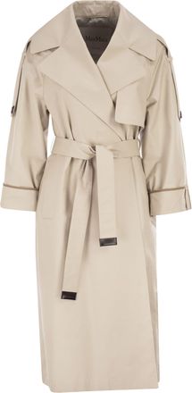 Max Mara Mtcutrench trenchcoat van waterafstotende keperstof