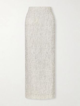The Row Gonna Midi In Garza Di Misto Lino E Seta Blum - Grigio