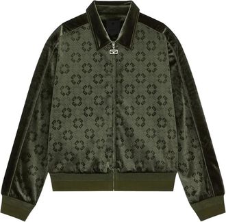 Givenchy 4G fluwelen bomberjack - Groen