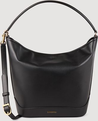 Sandro Leather bucket bag TANGOSO